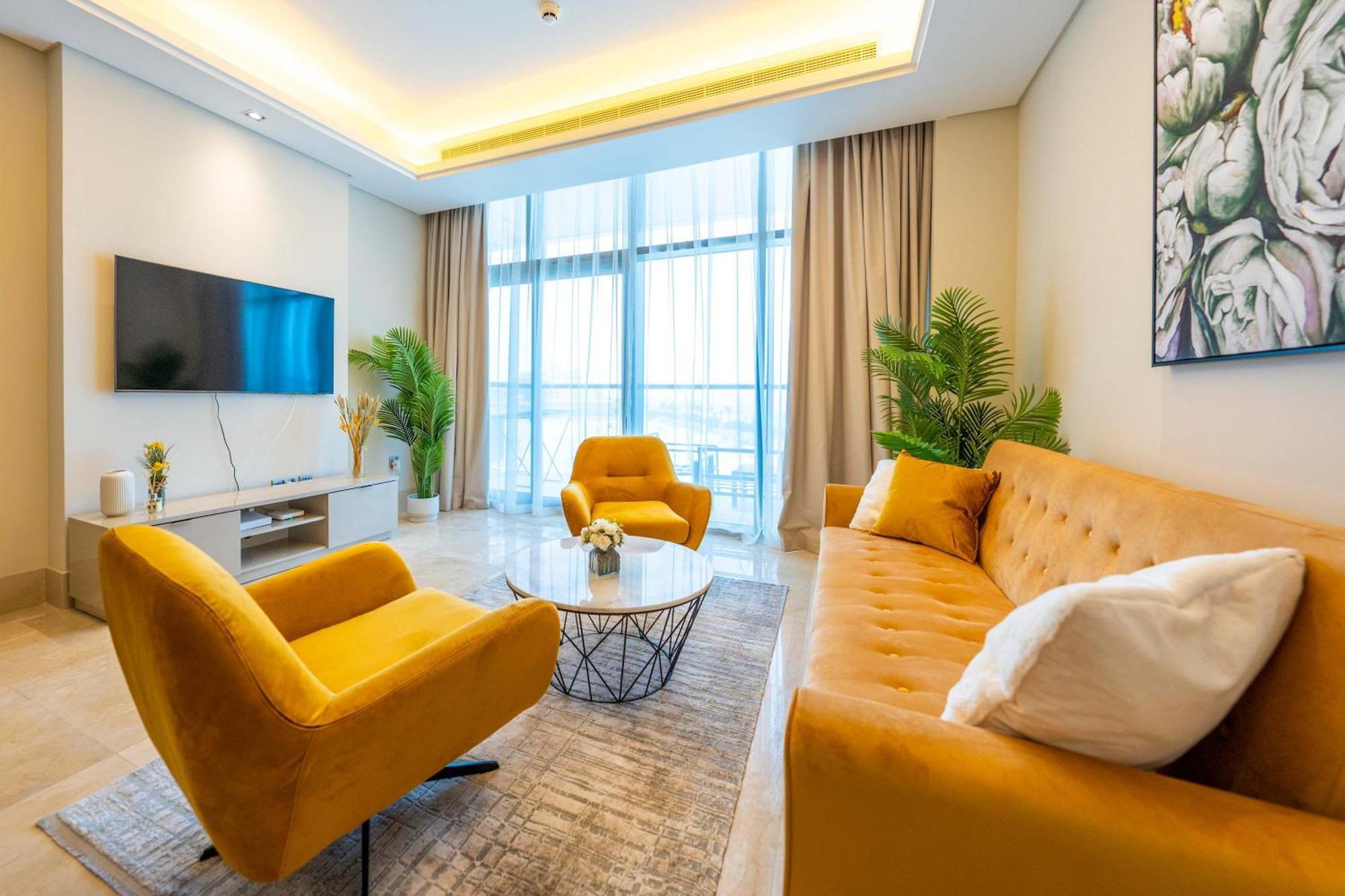 Spacious Beachfront 2 Bedroom Apartment - The 8 دبي المظهر الخارجي الصورة