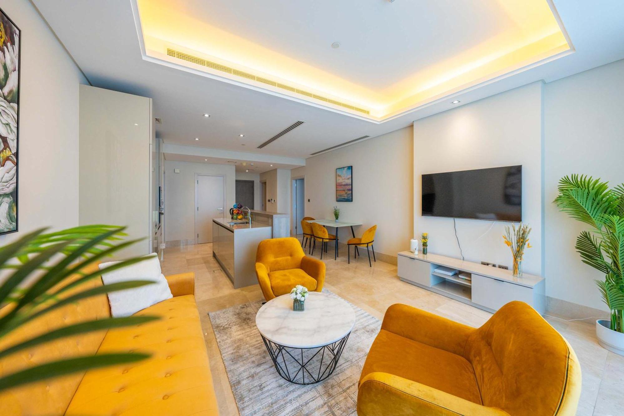 Spacious Beachfront 2 Bedroom Apartment - The 8 دبي المظهر الخارجي الصورة